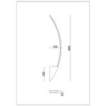 Настенный светильник Arte lamp MISSILE A2039AP-13BK, 1хLED
