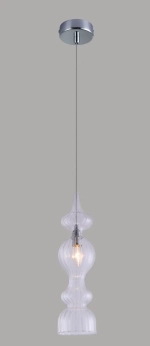 Светильник подвесной Crystal Lux IRIS SP1 A TRANSPARENT 2072/201