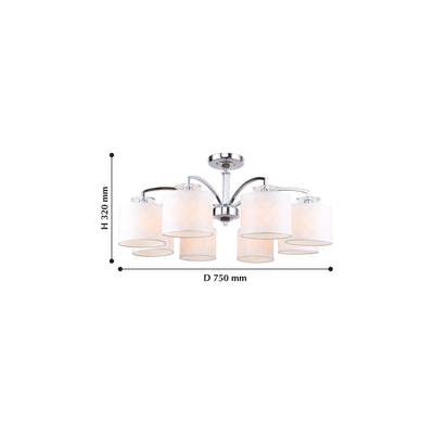 Потолочная люстра Modum 2199-8U, 8*E14*40W. ТМ F-Promo