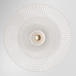 Подвесной светильник с акриловым и стекляными плафонами 40029/1 LED/ белый