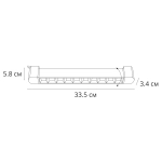 Трековый светильник Arte Lamp FLASH A4575PL-1BK, 1хLED