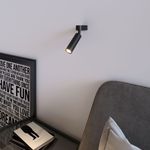 Настенный светодиодный светильник с поворотным механизмом 20143/1 LED черный, LED