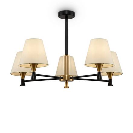 Люстра Perfetto FR5098PL-05BBS, E14х5. TM Maytoni