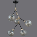 IL0263-5PSQ-79 BK AB светильник потолочный ILLUMICO, E14х5