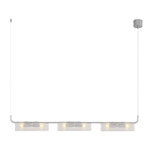 8258/6 SUSPENTIONI LN26 серебро/прозрачный, металл/стекло Подвес G9 6*20W 220V TORONTO