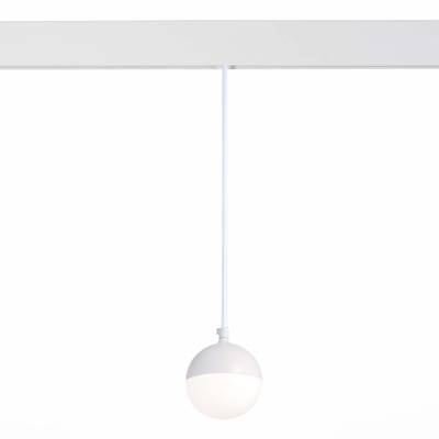 ST358.543.07 Магнитный трековый светильник подвесной белый LED 1*7W 4000K 520Lm Ra&gt;80 120° IP20 D90xH90 48V