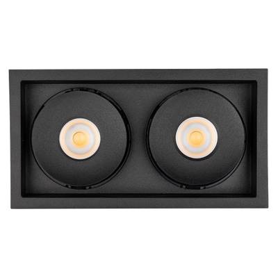 Светильник CL-SIMPLE-S148x80-2x9W Warm3000 (BK, 45 deg) (Arlight, IP20 Металл, 3 года)
