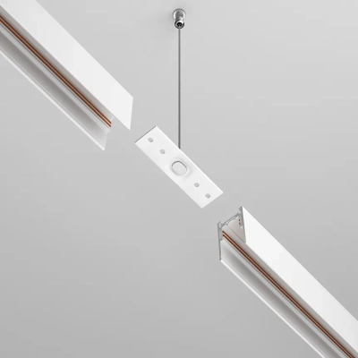 Коннектор прямой Exility накладной белый, TRA034C-21W. TM Maytoni