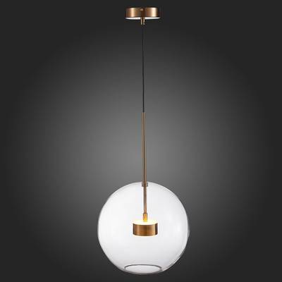 SL1133.223.01 Светильник подвесной ST-Luce Латунь/Прозрачный LED 1*14W 3000K
