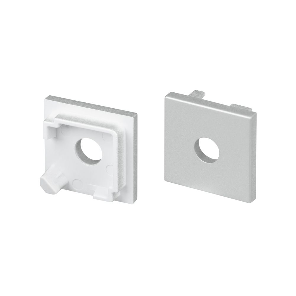 Заглушка SL-KANT-H16-S10 SQUARE с отверстием (Arlight, Пластик)