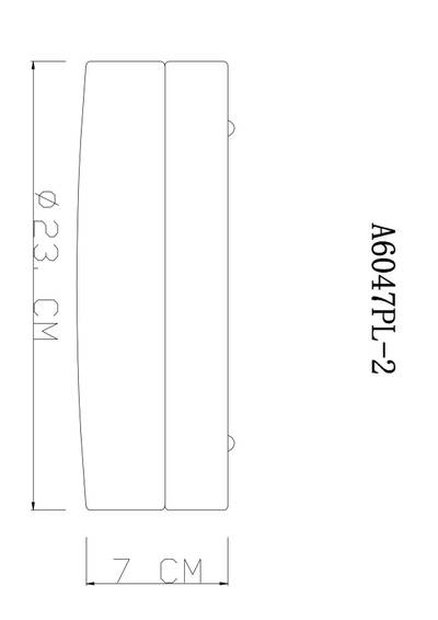 Потолочный светильник Arte Lamp AQUA-TABLET A6047PL-2AB, 2хE27