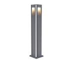 09210-F(220V),16(07) Светильник уличный Крисми серый 220V w12*12 h80 Led 4*3W (4000K) Декоративная подсветка зеленая.