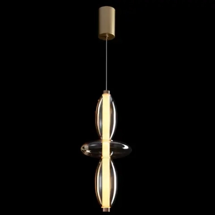 Светильник подвесной Crystal Lux QUASAR SP14W LED AMBER 3790/214