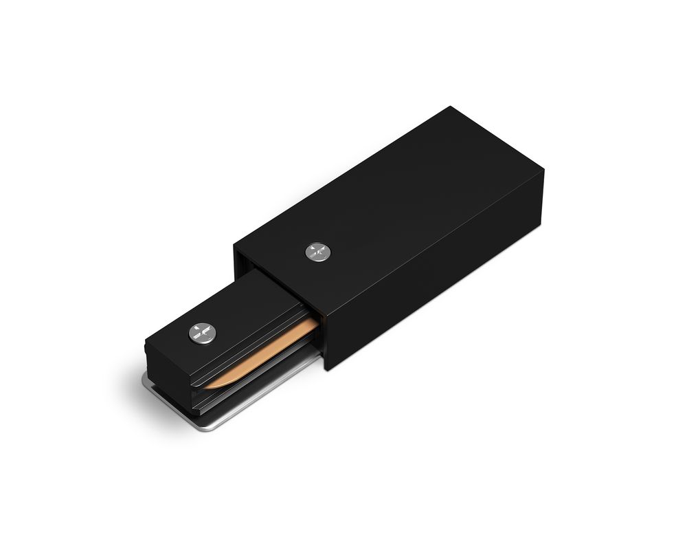 Ввод питания для накладного шинопровода Standard 220V GL7152 BK черный 108*35*20