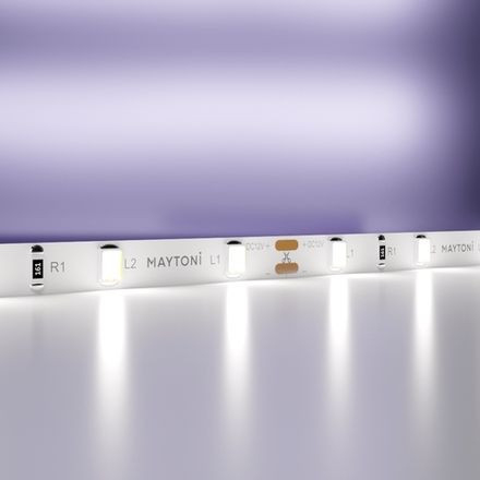 Светодиодная лента 12В 2835 4,8Вт/м 6000K 5м IP20 5мм, 20009. TM Maytoni