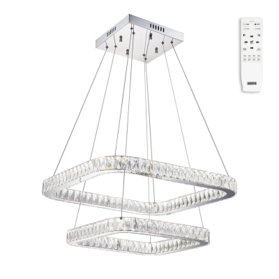 Eletto Granda EL336P70 LED Люстра хрустальная с пультом Хром