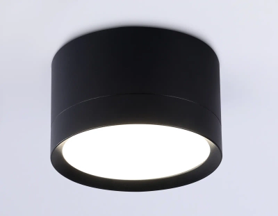 Накладной точечный светильник GX53 TN52357 BK черный GX53 max 12W D82*50