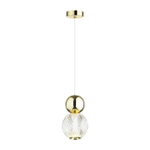 5008/7L L-VISION ODL23 573 золотой/прозрачный/металл/акрил Подвес LED 7W 4000K 350Лм CRYSTAL