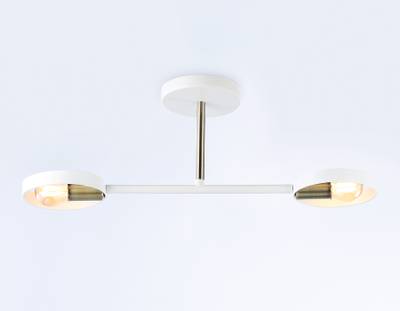 Подвесной светильник со сменной лампой TR8222/2 WH/SB белый/бронза E27/2 max 40W 510*165*190