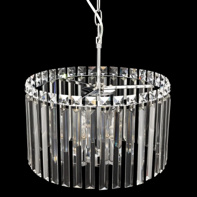 Citilux Джейн CL306141 Хрустальная подвесная люстра Хром