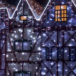 Гирлянда занавес с мерцанием 2*3 м IP65 200-101 белый