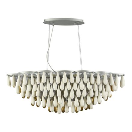 SL1517.103.08 Светильник подвесной ST-Luce Серебристый/Белый, Золотистый E14 8*40W