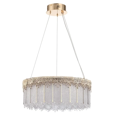 5091/60L L-VISION ODL25 555 золотой/стекло Люстра LED 60W 3700K 4968Лм CLEO