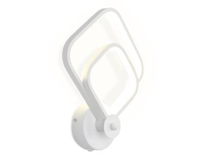 Настенный светодиодный светильник с выключателем FL420 WH белый LED 4200K 20W 280*220*80