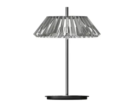 07721-T,19(16) Настольная лампа Ивина черный/серый d35 h50 Led 6W (4000K)