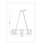 Подвесная люстра ARTE LAMP GRATO A4079LM-8CC, 8хE14