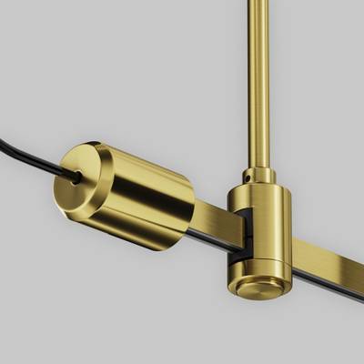 Ввод питания боковой Flarity латунь, TRA154C-SB1-BS. TM Maytoni