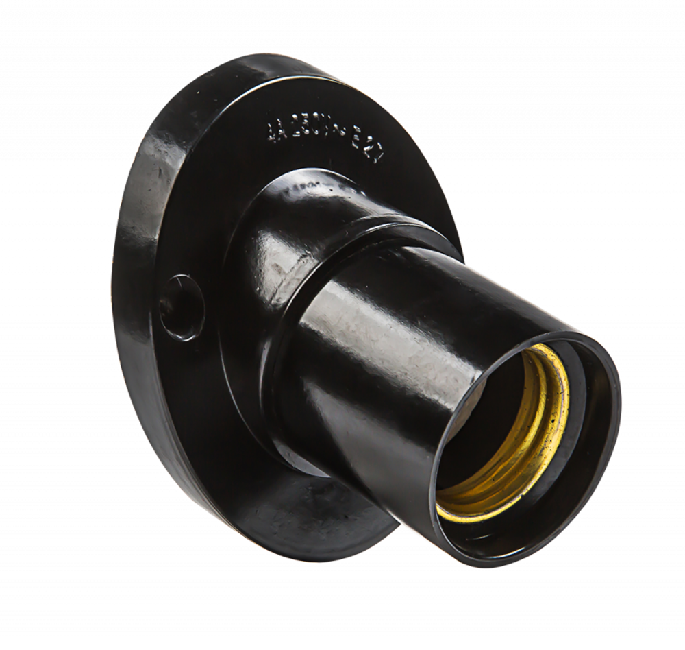 Патрон E27 Ф П-02 E27 карболитовый настенный IN HOME 4690612032252