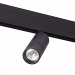 ST365.446.12 Магнитный трековый светильник Черный LED 1*12W 4000K 1 020Lm Ra>80 36° IP20 L-xW44xH130 48V