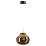 5097/4LA PENDANT ODL25 421 черный/золотой/металл/стекло Подвес LED 4W 4000K 388Лм VASO