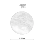 7725/DL PALE SN 120 Светильник пластик/мульти LED 48Вт 3000-6000К D375 IP43 пульт ДУ MARS