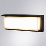 Уличный настенный светильник Arte Lamp FERRO A5224AL-1BK, 1хLED