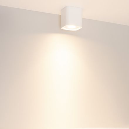 Светильник SP-ACENTO-S95x95-10W Warm3000 (WH, 20-45 deg, 230V) (Arlight, IP20 Металл, 5 лет)