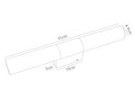 Подсветка для зеркал Arte Lamp CALLISTO A2828AP-1CC, LED