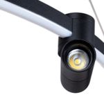 Подвесная люстра Arte Lamp RING A2186SP-1BK, 1хLED