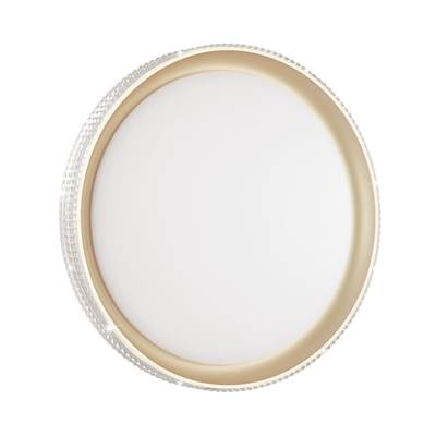 3054/DL PALE SN 132 Светильник пластик/белый/золотистый LED 48Вт 3000-6300K D395 IP43 пульт ДУ SHINY