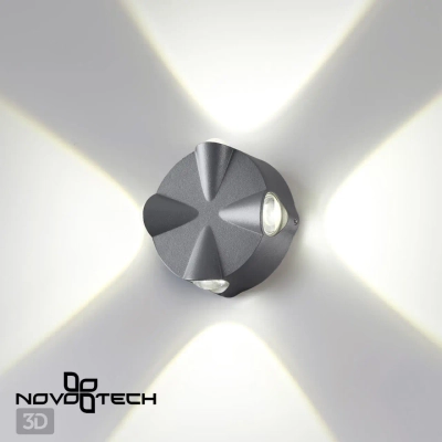 358939 STREET NT22 372 темно-серый Светильник ландшафтный светодиодный IP54 LED 4000К 4W 85-265V CALLE