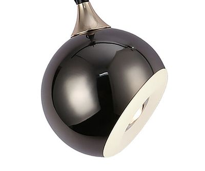 07529-1A,29 Подвес Тимо черный жемчуг d12 h165 Led 8W (4000K) с лифтом