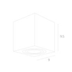 Точечный накладной светильник Arte Lamp GALOPIN A1461PL-1WH, 1хGU10