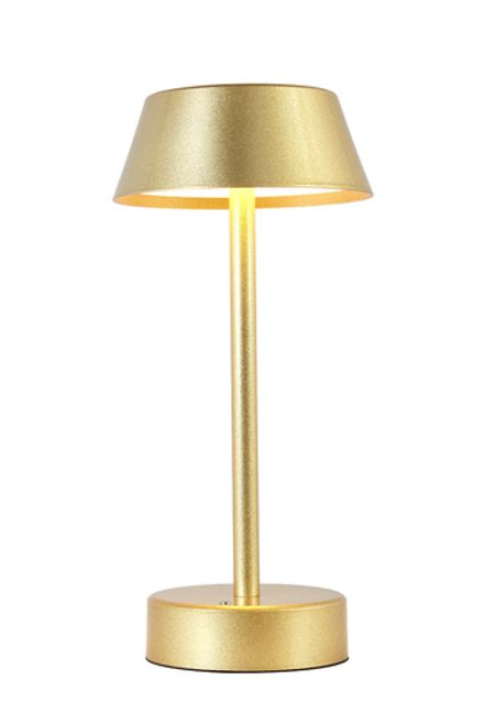 Аккумуляторная настольная лампа Crystal Lux SANTA LG1 GOLD 3662/501