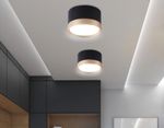 Накладной точечный светильник GX53 TN52359 BK/GD черный/золото GX53 max 12W D82*50