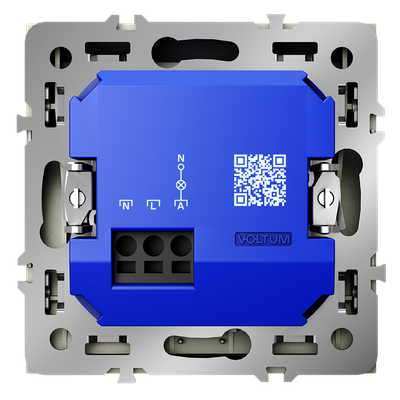 VLS010705 Выключатель встраиваемый VOLTUM S70 карточный 16А, (сталь). (ТМ Maytoni)