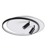 5603/75CL LEDIO LN26 290 белый, черный Люстра потолочная LED диммир. с ДУ 87W 3000-6000К 220V NAOKO
