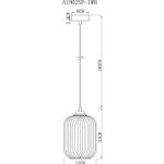Подвесной светильник Arte Lamp ARWEN A1902SP-1WH, 1хE27