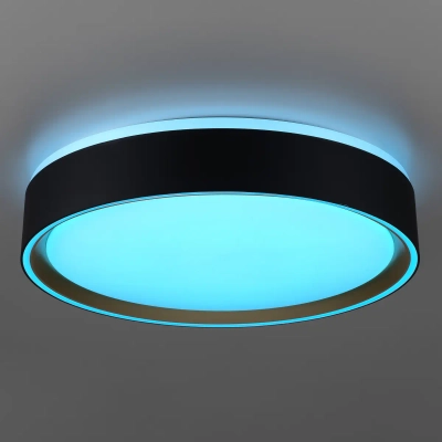 Citilux BOSS CL751251G LED RGB Светильник с пультом Чёрный с Золотом