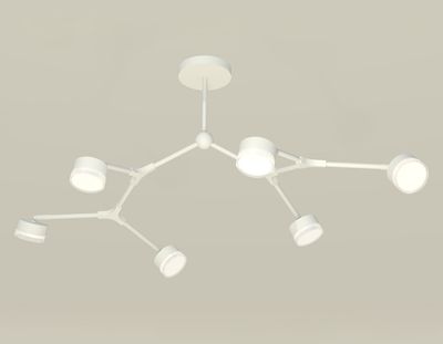 Комплект подвесного поворотного светильника с акрилом XB9055204/6 SWH/FR/CL белый песок/белый матовый/прозрачный GX53 (C9055, N8399)